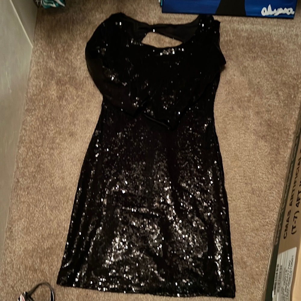 black dress